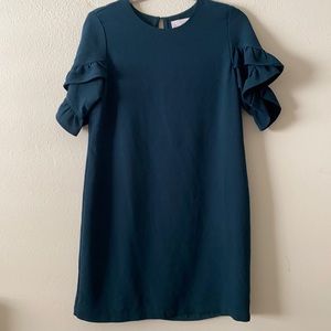Charles Henry Green Ruffle sleeve Dress S